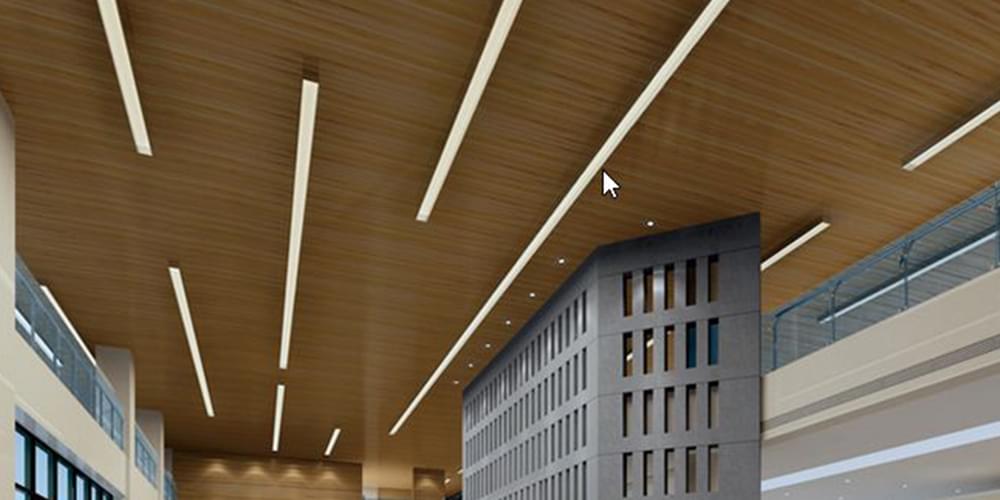 彩鋁板應用-室內天花